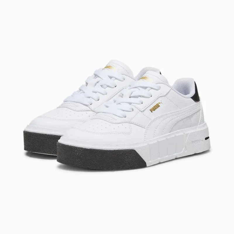 Puma Cali Court leren Wit/Zwart (394385-01)