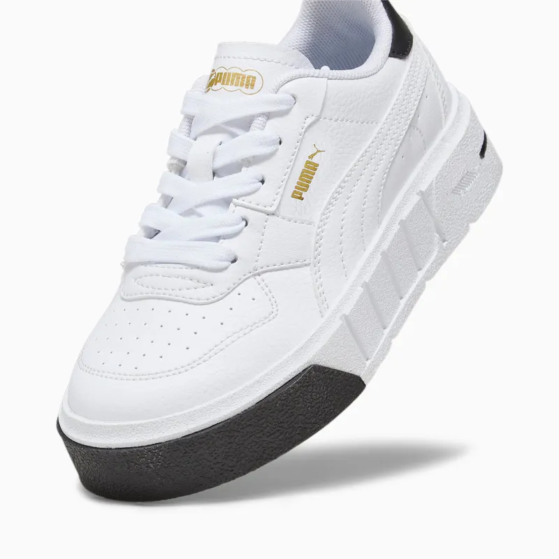 Puma Cali Court leren Wit/Zwart (394385-01)
