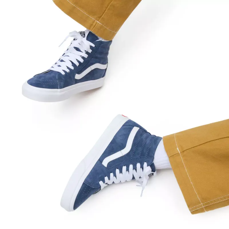 VANS Sk8-hi Van Varkenssuède Blauw (VN0007NSAHU)