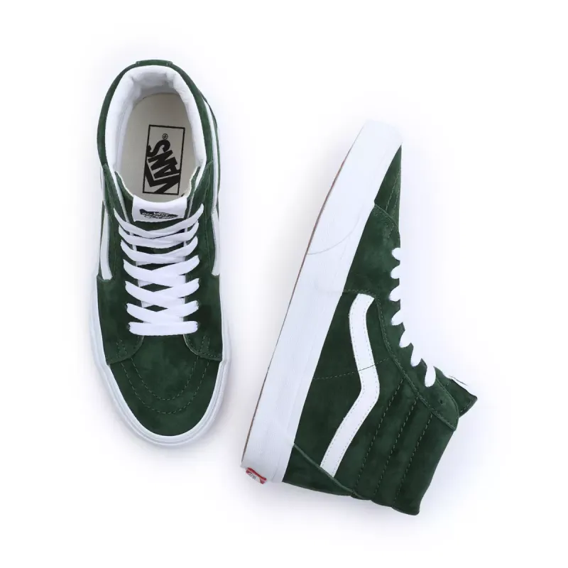 VANS Sk8-hi Van Suède Groen (VN0007NSBXU)