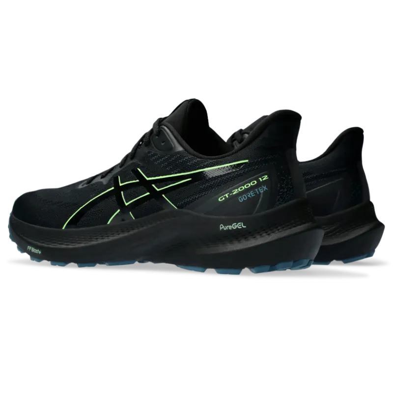 Asics Gt-2000 12 Gtx Black/Illuminate Green (1011B687.001)