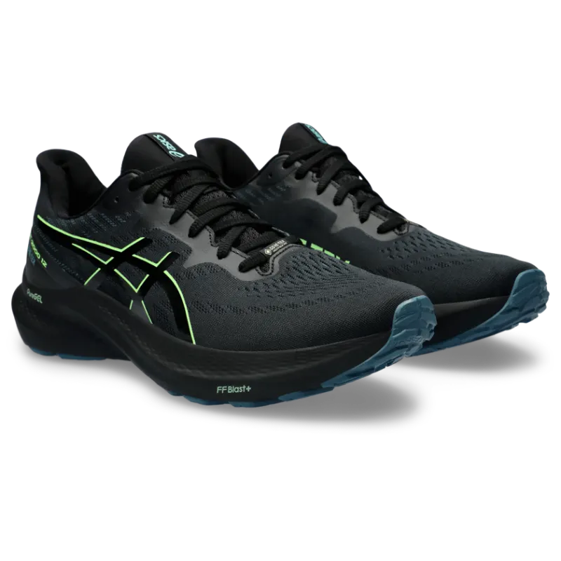 Asics Gt-2000 12 Gtx Black/Illuminate Green (1011B687.001)
