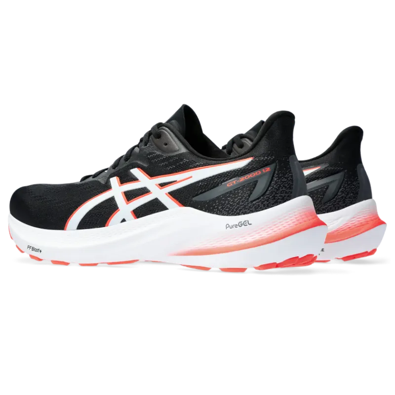 Asics Gt-2000 12 Black/Sunrise Red (1011B691.004)
