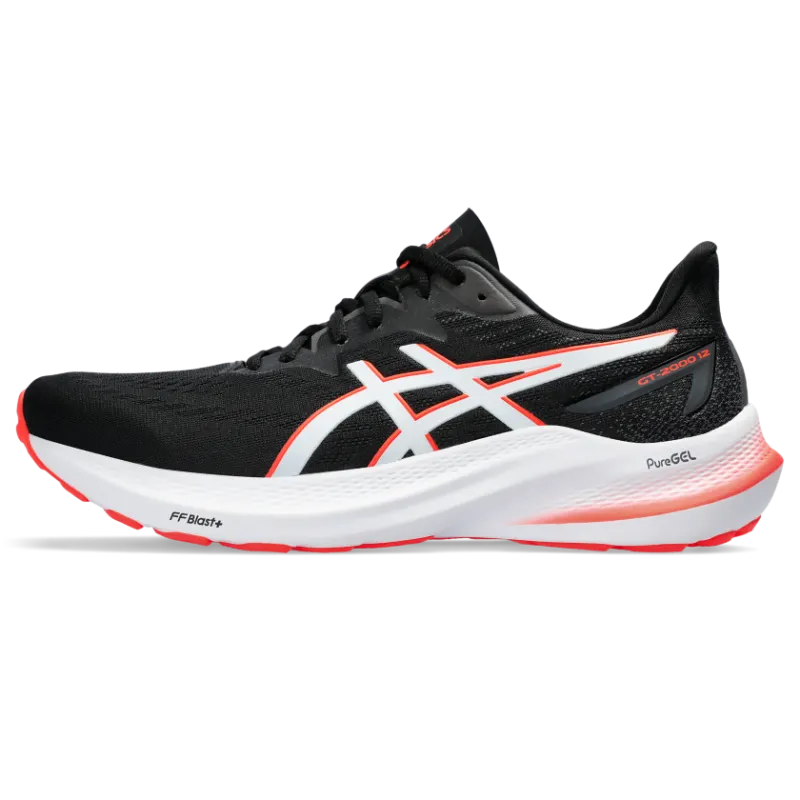 Asics Gt-2000 12 Black/Sunrise Red (1011B691.004)