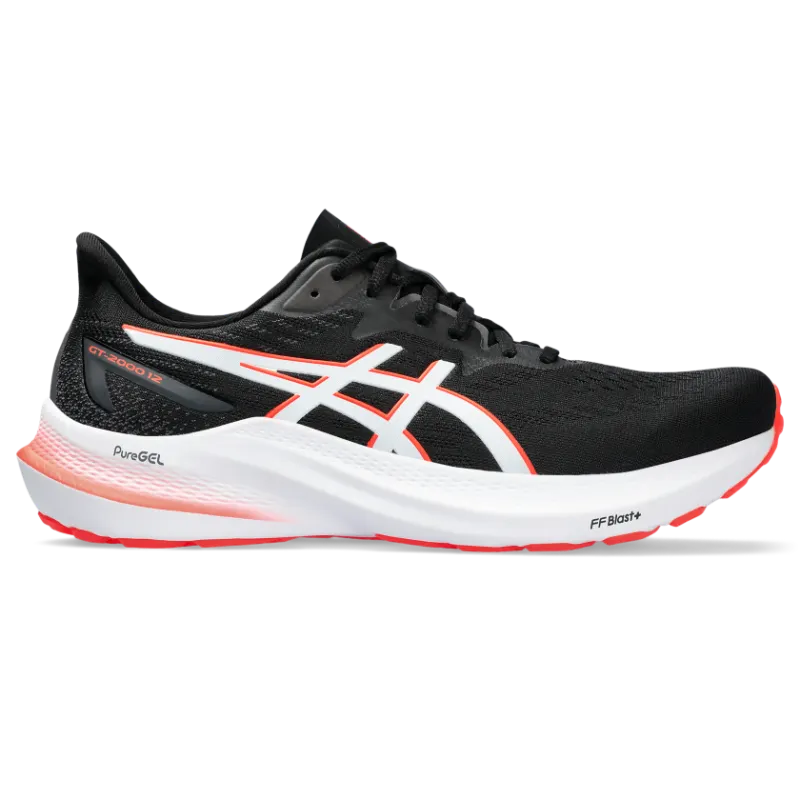 Asics Gt-2000 12 Black/Sunrise Red (1011B691.004)