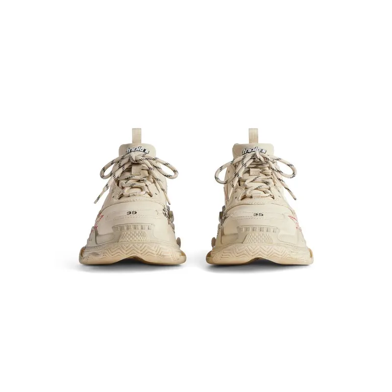 Balenciaga Triple S Sneaker Diy Metal White / Red / Black (536737W2FAY9016)