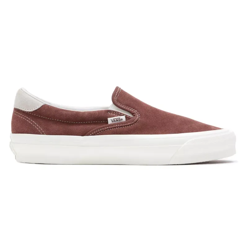 VANS Vault By Vans Og Classic Slip-on 59 Lx Suède Bruin (VN0007QEBRO)