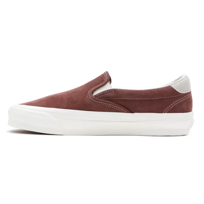 VANS Vault By Vans Og Classic Slip-on 59 Lx Suède Bruin (VN0007QEBRO)
