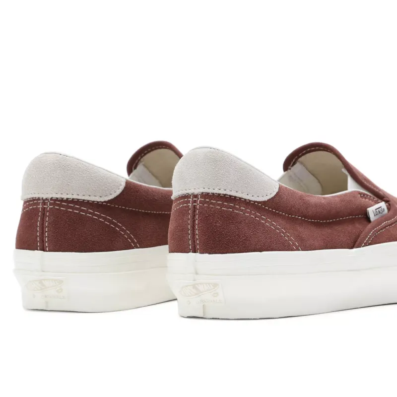 VANS Vault By Vans Og Classic Slip-on 59 Lx Suède Bruin (VN0007QEBRO)