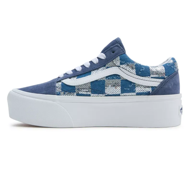 VANS Old Skool Stackform Blauw (VN0009PZAHU)
