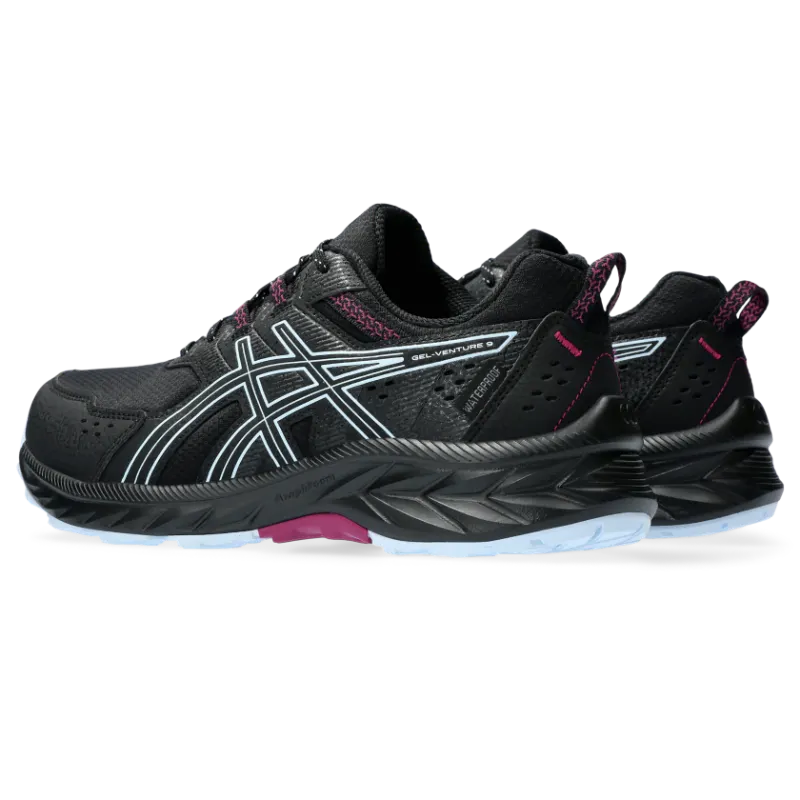 Asics Gel-venture 9 Waterproof Black/Light Blue (1012B519.003)