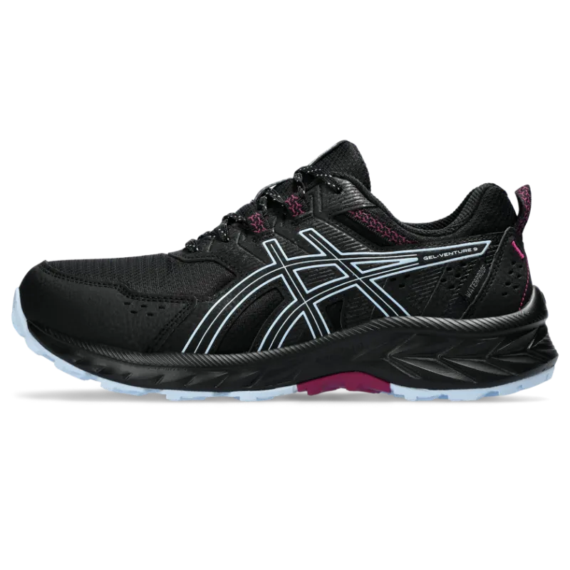 Asics Gel-venture 9 Waterproof Black/Light Blue (1012B519.003)