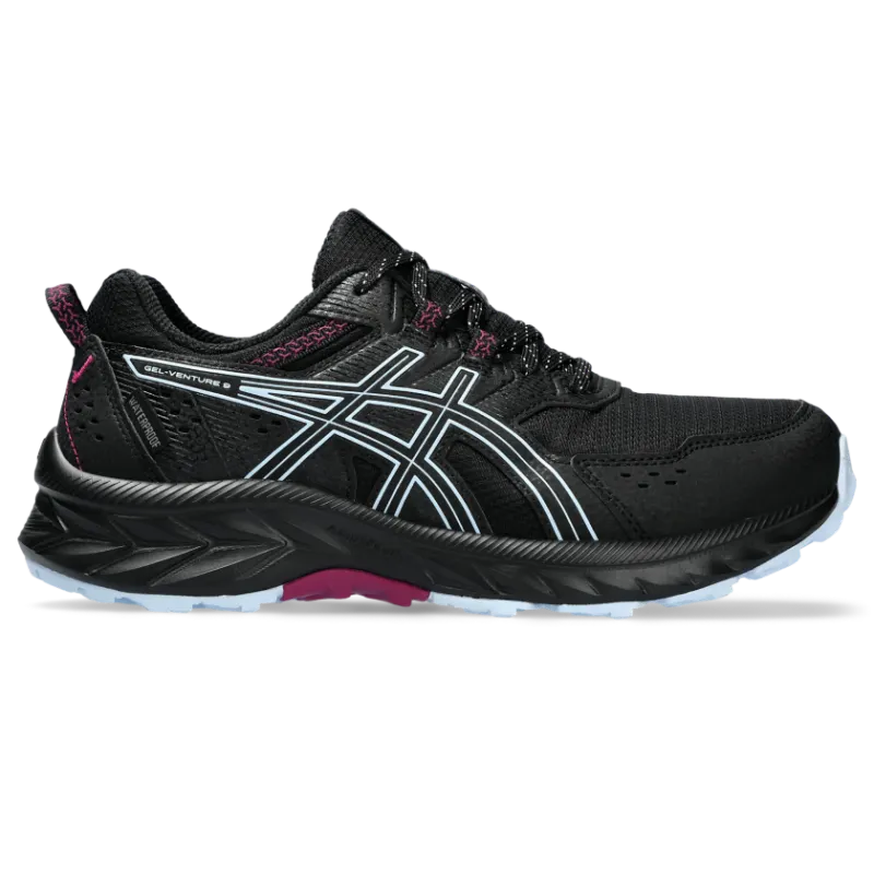 Asics Gel-venture 9 Waterproof Black/Light Blue (1012B519.003)