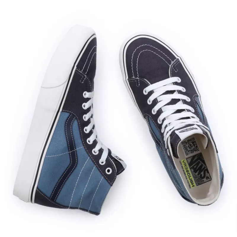 VANS Twill Sk8-hi Tapered Vr3 Blauw (VN0009Q010F)