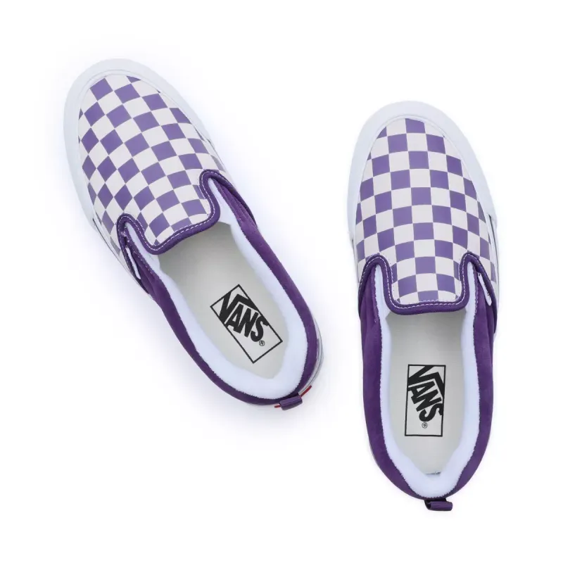 VANS Knu Slip Checkerboard Wit (VN0009QDZ1N)