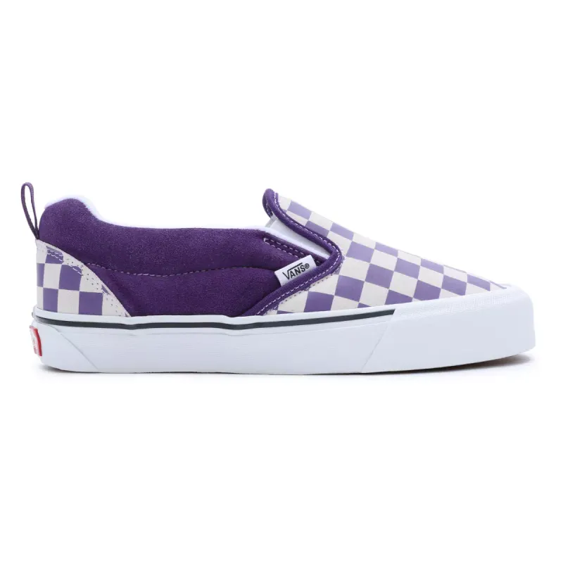 VANS Knu Slip Checkerboard Wit (VN0009QDZ1N)