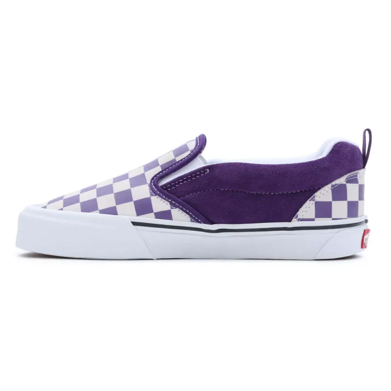 VANS Knu Slip Checkerboard Wit (VN0009QDZ1N)