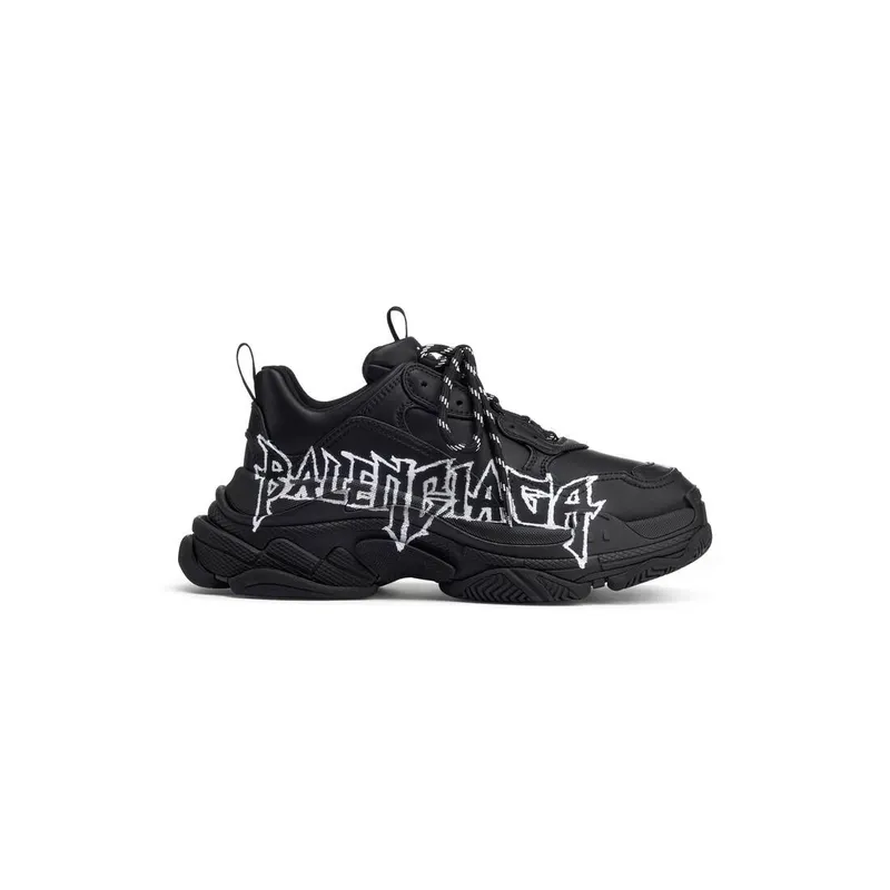 Balenciaga Triple S Sneaker Diy Metal Black / White (536737W2FAY1090)