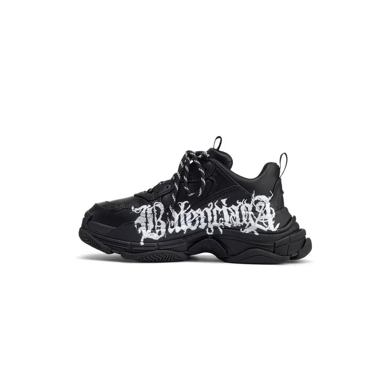 Balenciaga Triple S Sneaker Diy Metal Black / White (536737W2FAY1090)