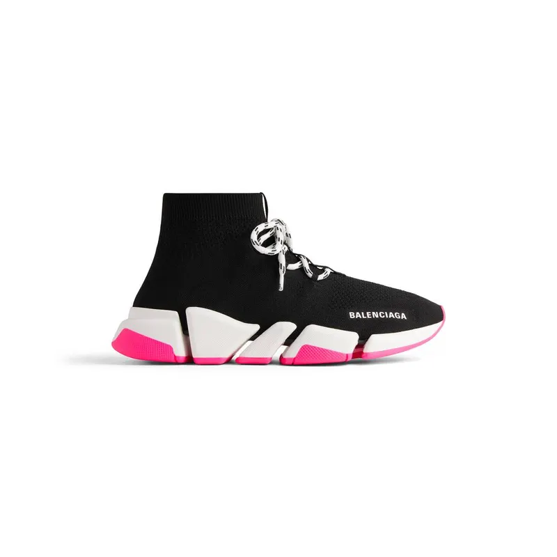 Balenciaga Speed 2.0 Lace-up Recycled Knit Sneaker Black (769315W2DB21958)