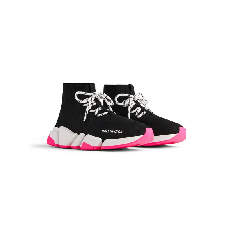 Balenciaga Speed 2.0 Lace-up Recycled Knit Sneaker Black (769315W2DB21958)