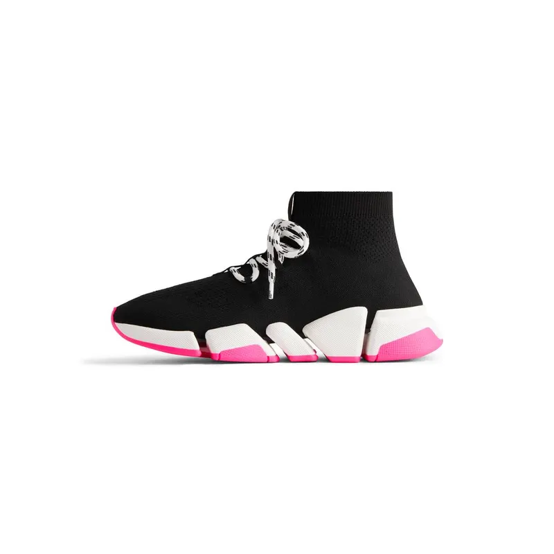 Balenciaga Speed 2.0 Lace-up Recycled Knit Sneaker Black (769315W2DB21958)