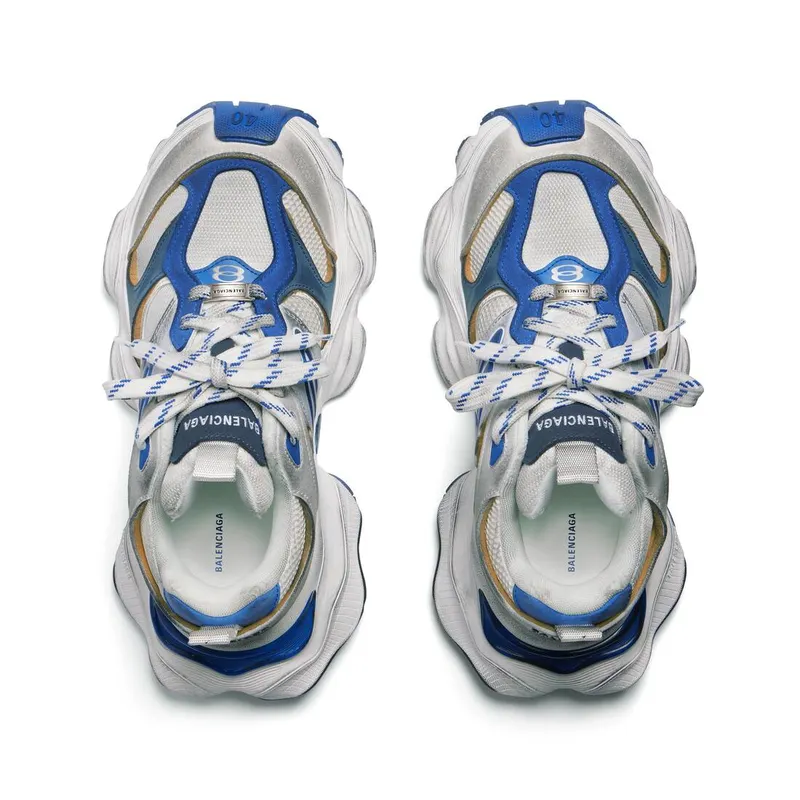 Balenciaga Cargo Sneaker Grey / White / Blue (785754W2MV11940)