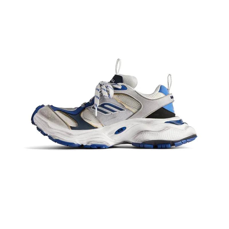Balenciaga Cargo Sneaker Grey / White / Blue (785754W2MV11940)
