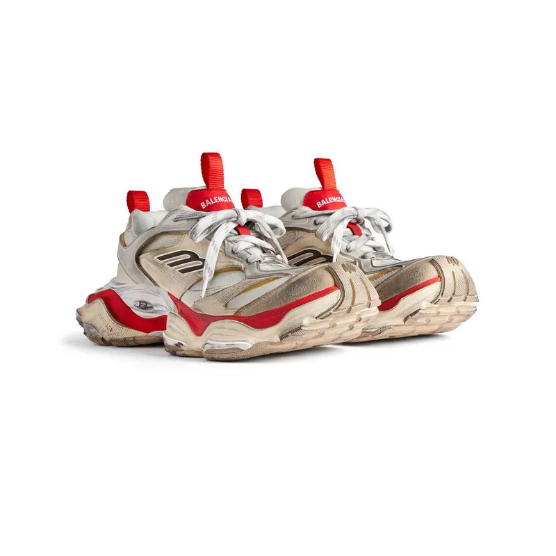 Balenciaga Cargo Sneaker Beige / Grey / Red (785754W2MV12160)