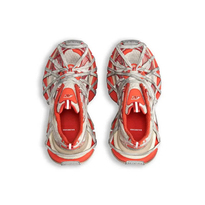 Balenciaga 3xl Extreme Lace Sneaker Orange / Beige (778698W3XLL7597)
