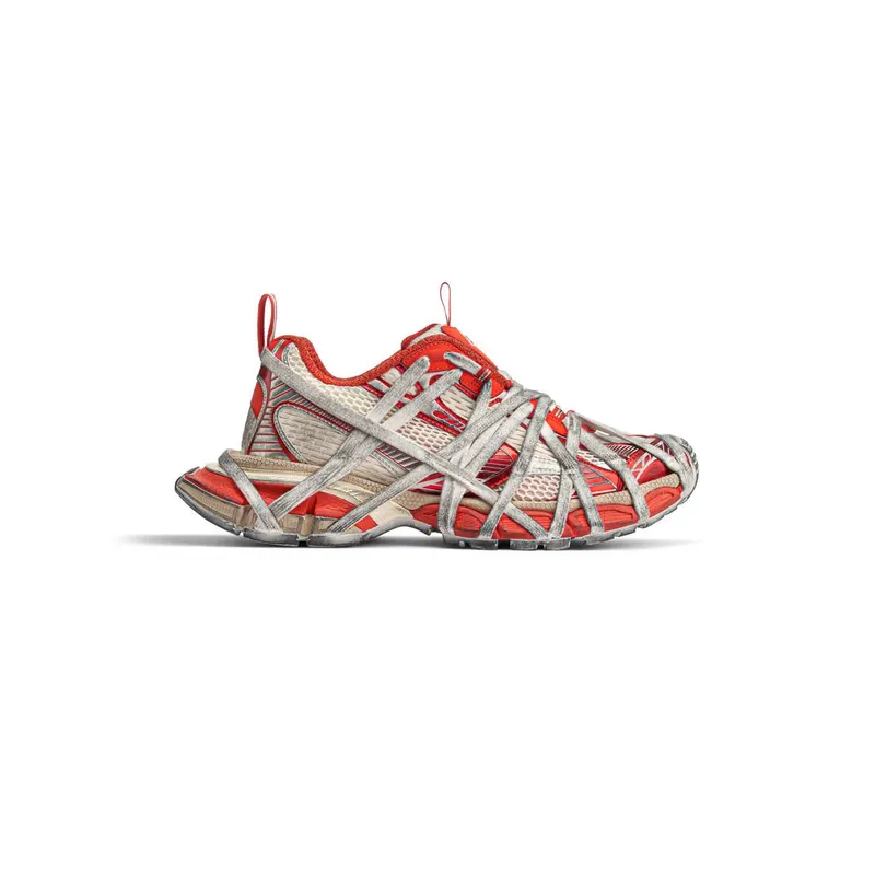 Balenciaga 3xl Extreme Lace Sneaker Orange / Beige (778698W3XLL7597)