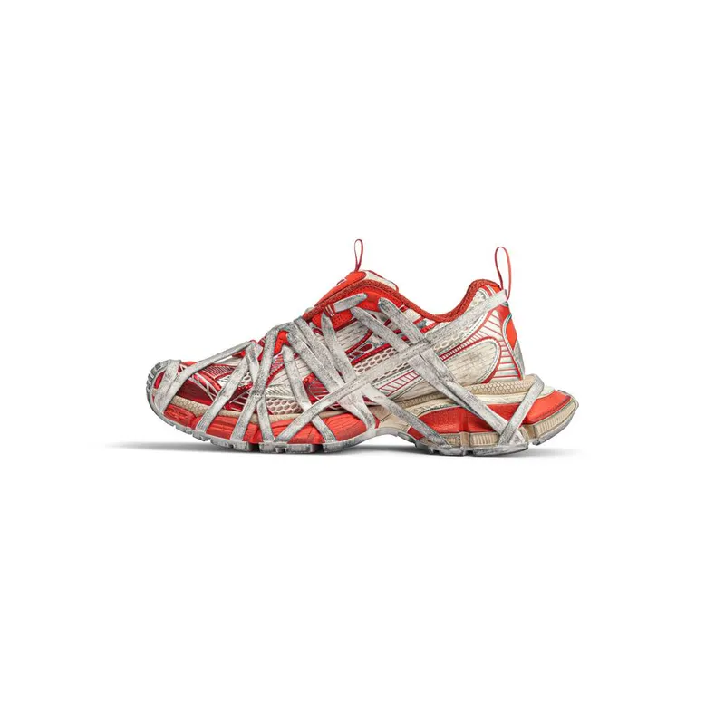 Balenciaga 3xl Extreme Lace Sneaker Orange / Beige (778698W3XLL7597)