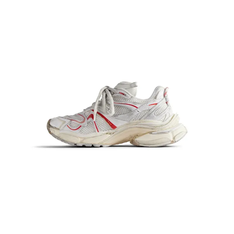 Balenciaga Runner 2.0 Sneaker White / Beige / Red (779064W3RXP9260)