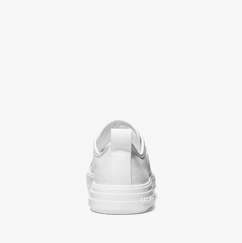Michael Kors MK Evy Canvas Trainers – Optic White (43R4EYFS1D-1999)