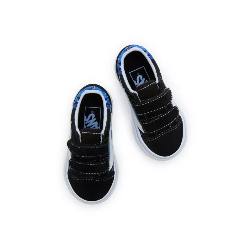 VANS Old Skool Met Klittenband Zwart (VN000D3YY61)