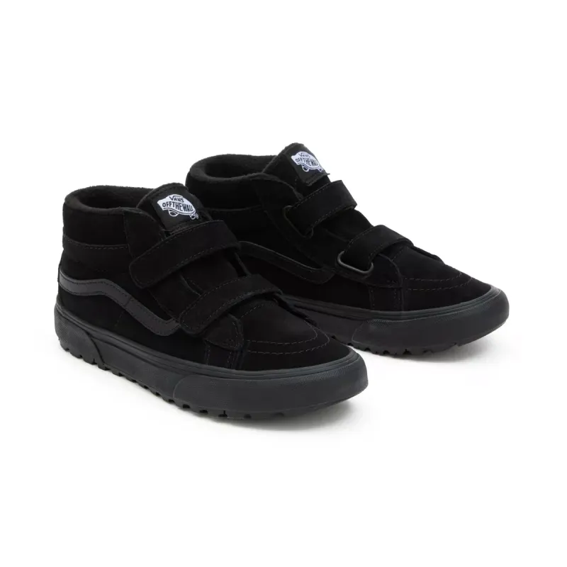 VANS Sk8-mid Mte-1 Met Klittenband Voor Jongeren Zwart (VN000DNY1OJ)