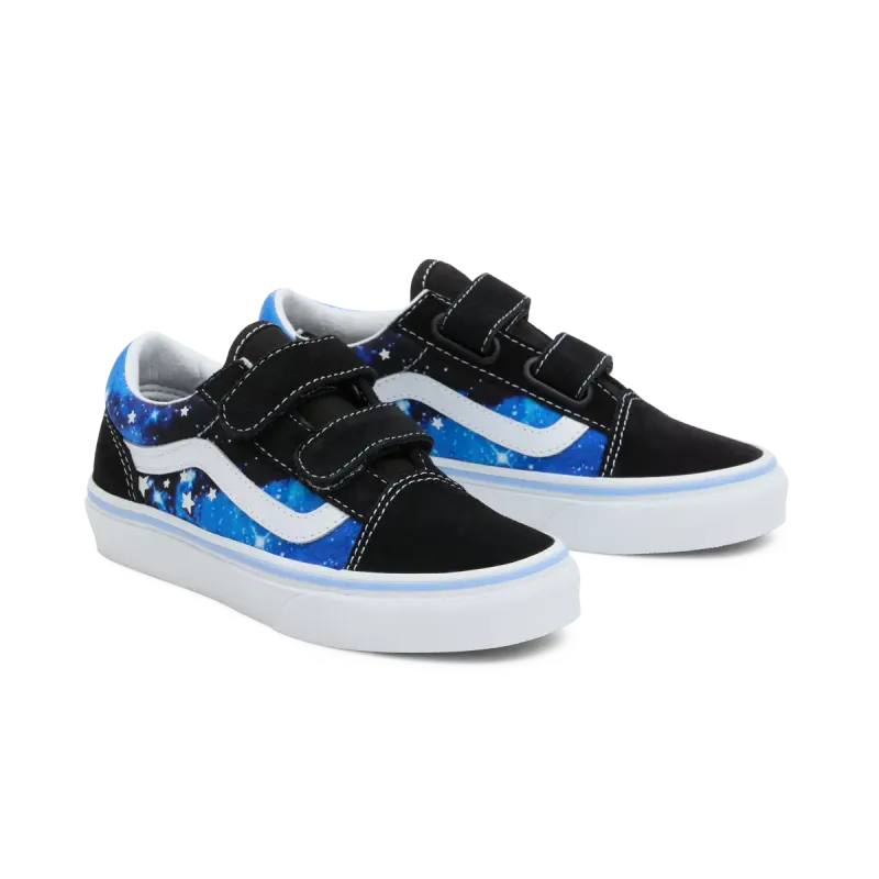 VANS Old Skool Kinderschoenen Met Klittenband Zwart (VN000VHEY61)