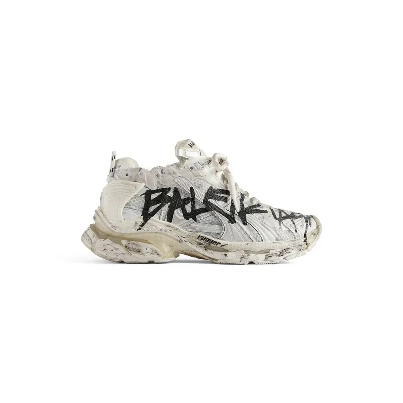 Balenciaga Runner Graffiti Sneaker White (772767W3RBQ9010)