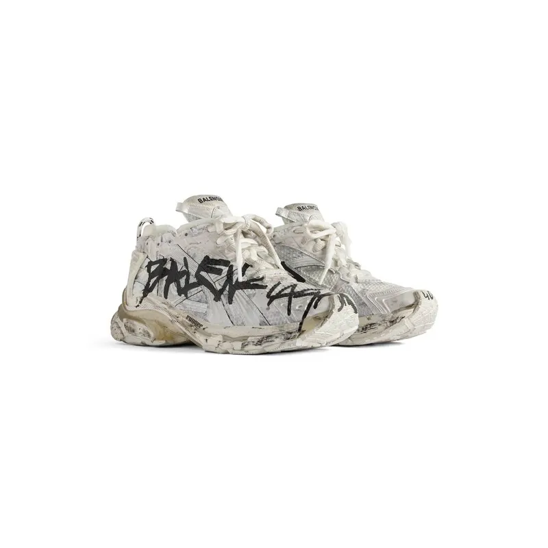 Balenciaga Runner Graffiti Sneaker White (772767W3RBQ9010)