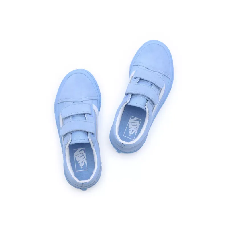 VANS Old Skool Kinderschoenen Met Klittenband Blauw (VN0A38HDBYK)
