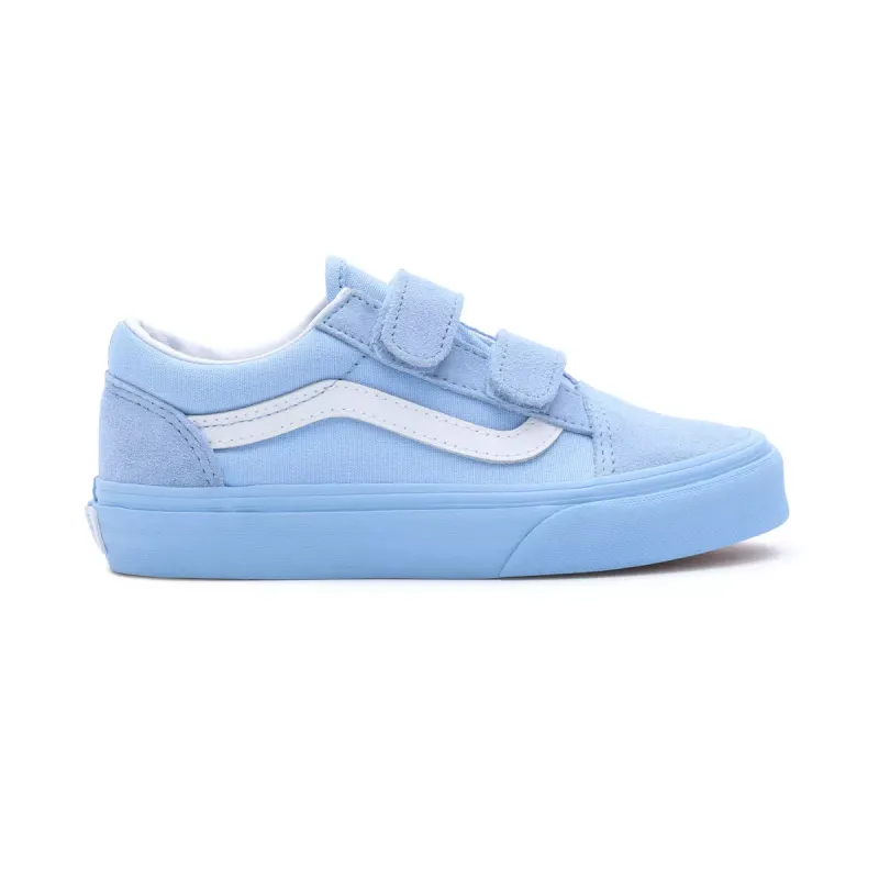 VANS Old Skool Kinderschoenen Met Klittenband Blauw (VN0A38HDBYK)