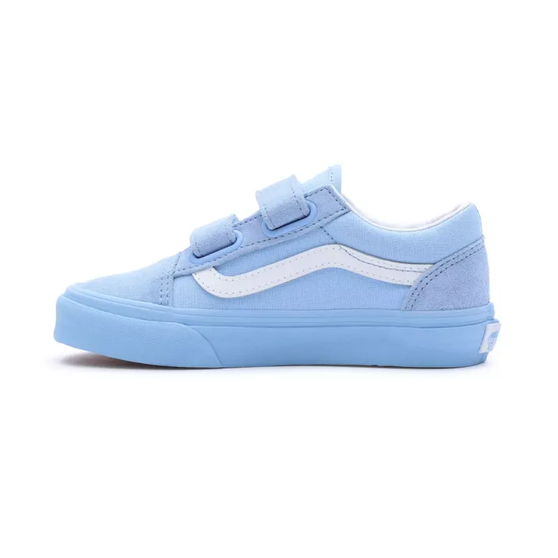 VANS Old Skool Kinderschoenen Met Klittenband Blauw (VN0A38HDBYK)