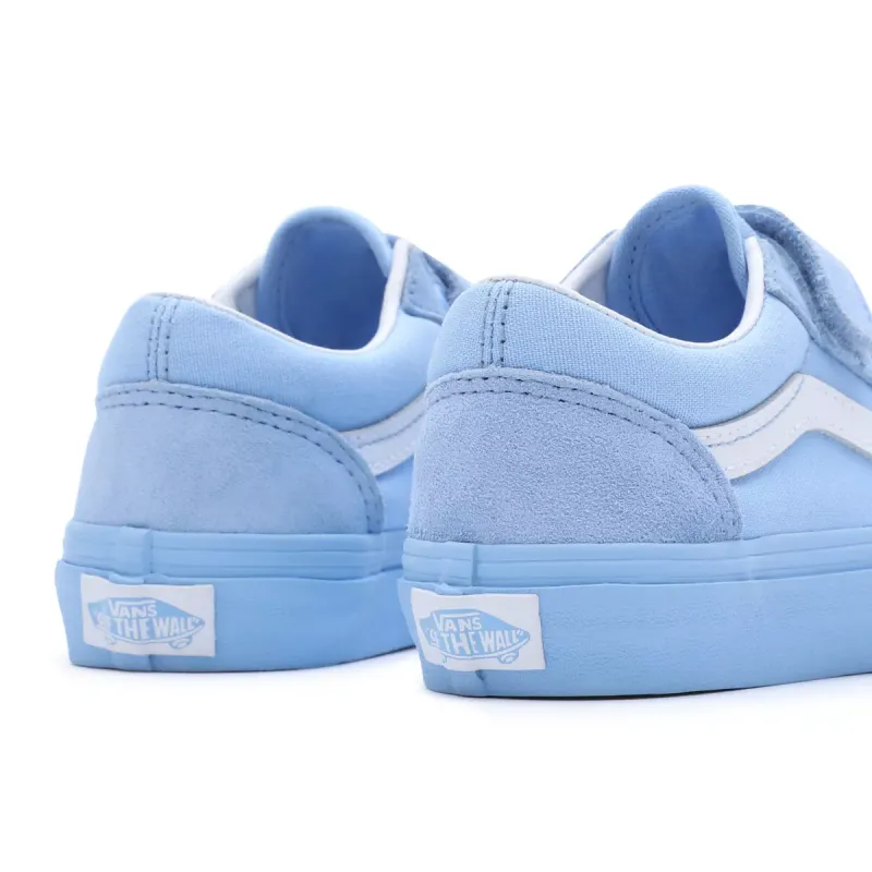 VANS Old Skool Kinderschoenen Met Klittenband Blauw (VN0A38HDBYK)
