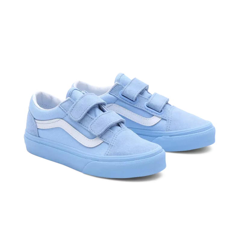 VANS Old Skool Kinderschoenen Met Klittenband Blauw (VN0A38HDBYK)