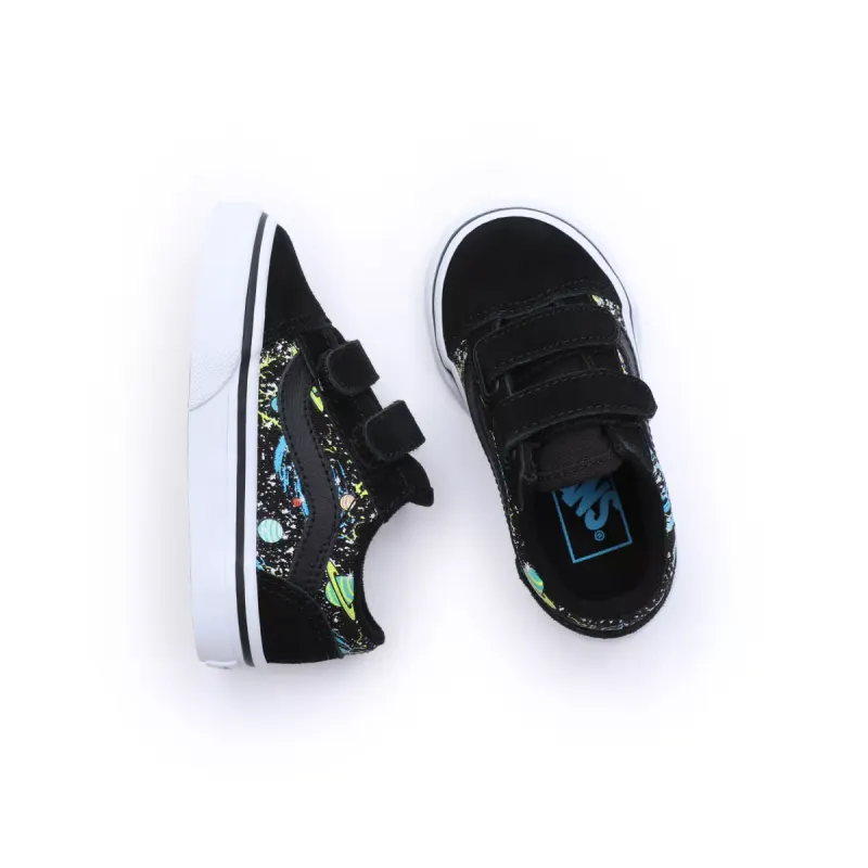 VANS Old Skool Met Klittenband Zwart (VN0A38JNBPB)