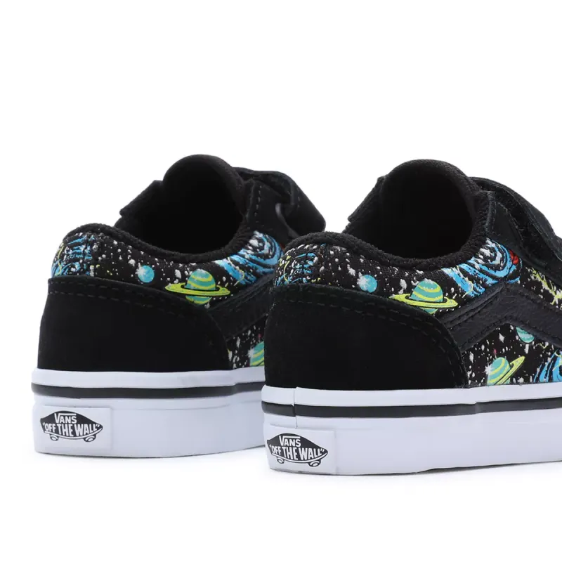VANS Old Skool Met Klittenband Zwart (VN0A38JNBPB)
