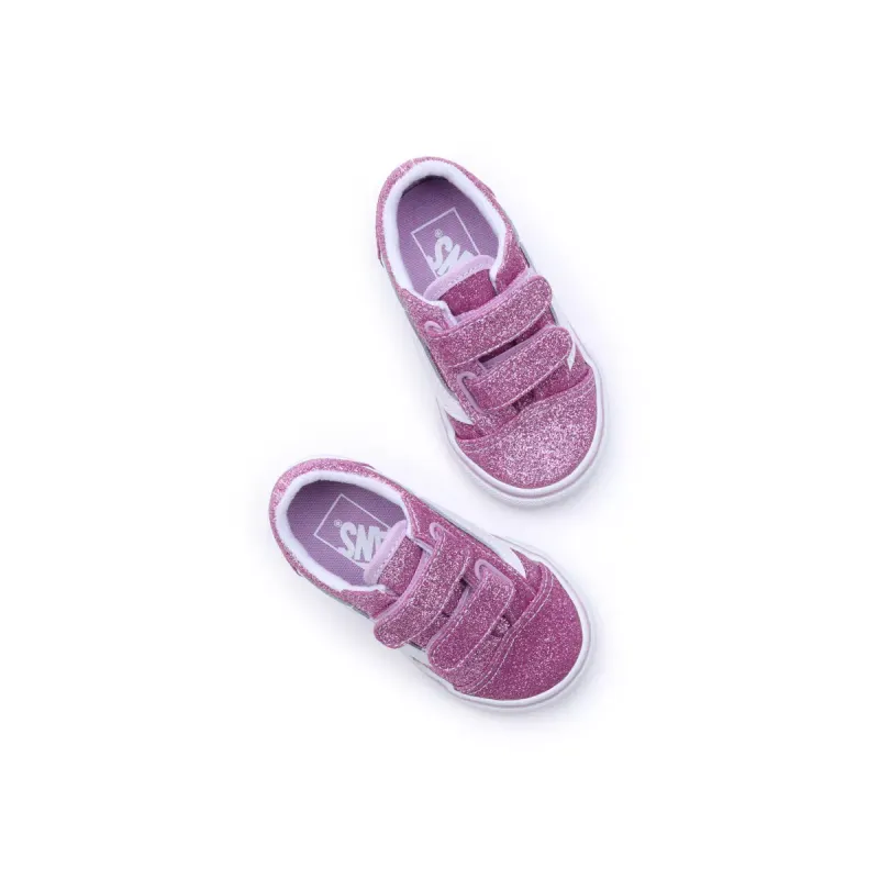 VANS Glitter Old Skool Met Klittenband Paars (VN0A38JNLLC)