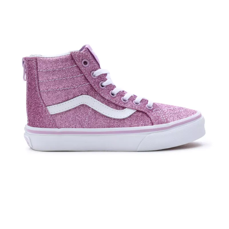 VANS Glitter Sk8-hi Zip Kinderschoenen Paars (VN0A4BUXLLC)
