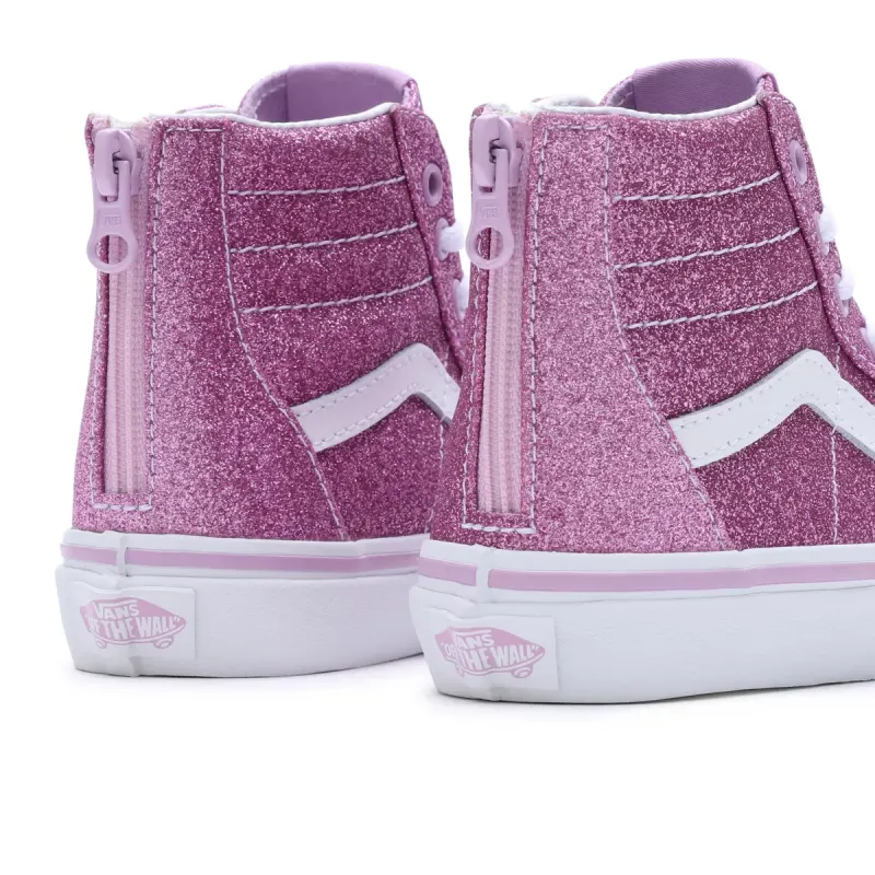 VANS Glitter Sk8-hi Zip Kinderschoenen Paars (VN0A4BUXLLC)
