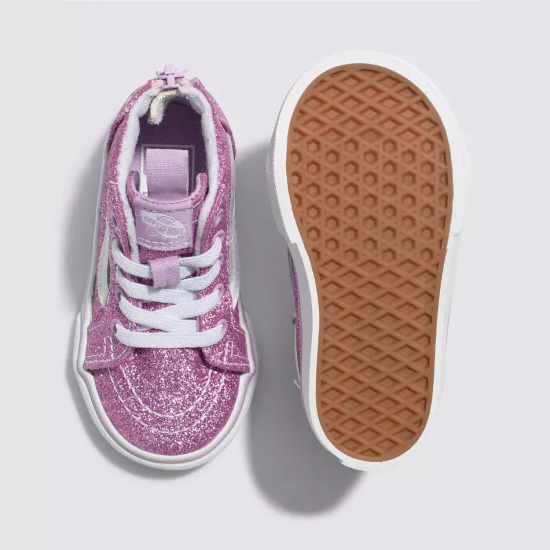 VANS Glitter Sk8-hi Zip Paars (VN0A4BV1LLC)
